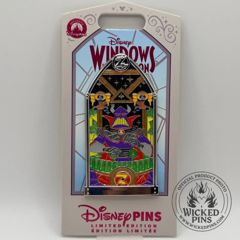 2026 Disney Parks Windows Of Attraction Evil Emperor Zurg Pin LE2500