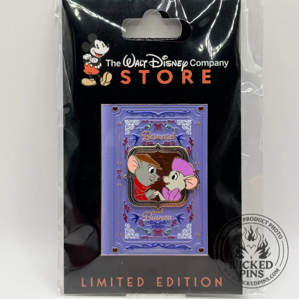 DEC TWDC Romantic Novel Rescuers Bernard And Bianca LE 300 Pin