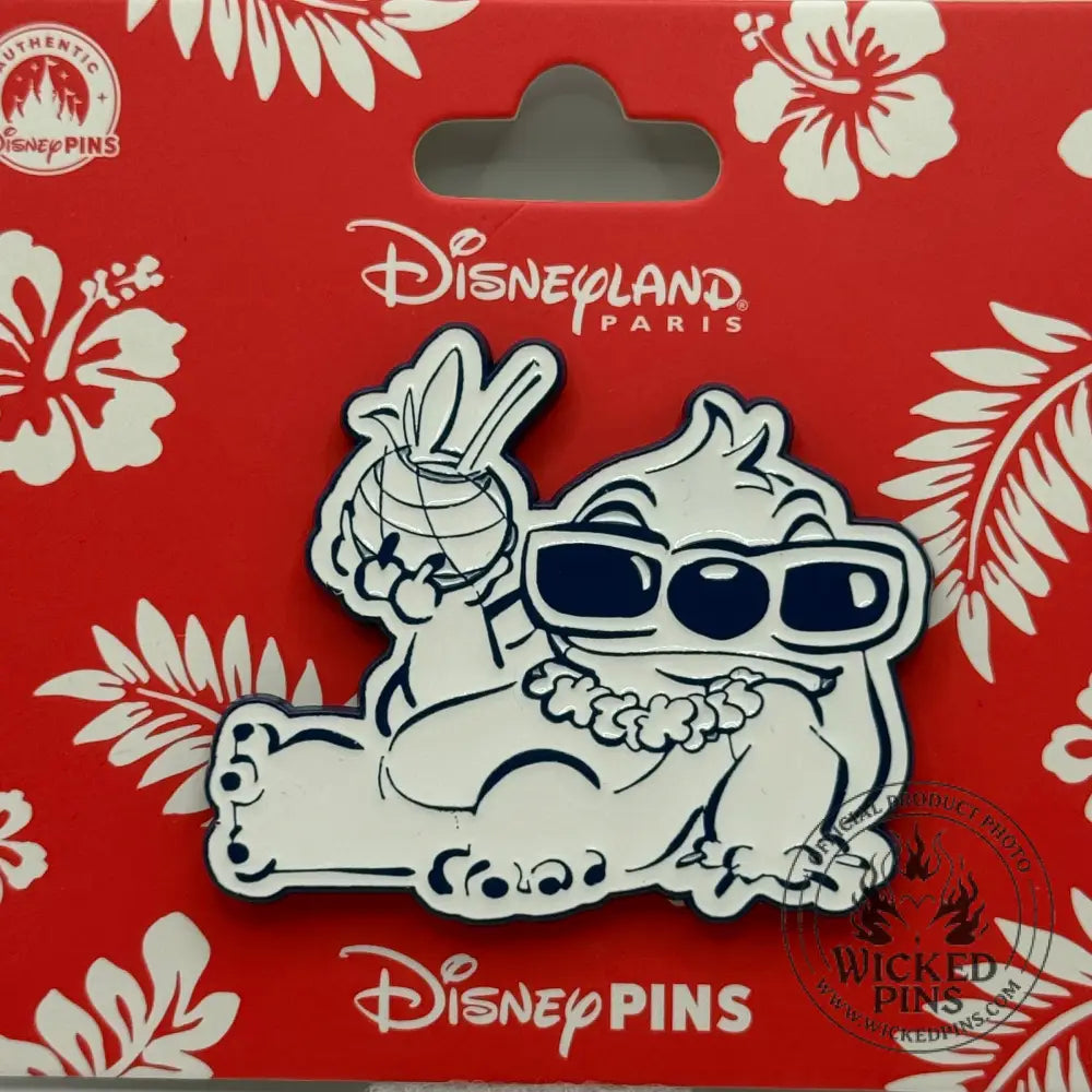 Disneyland Paris Stitch Chillin on Beach