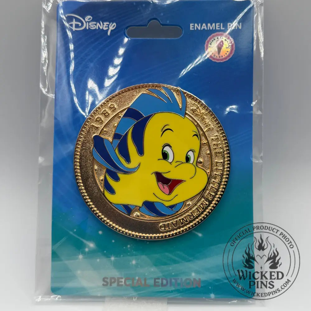 PALM Flounder Coin Series Wave 10 Little Mermaid LE300