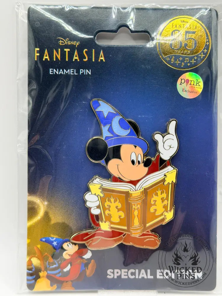 PALM Sorcerer Mickey Mouse Spell Book Fantasia 85th Anniversary LE 500