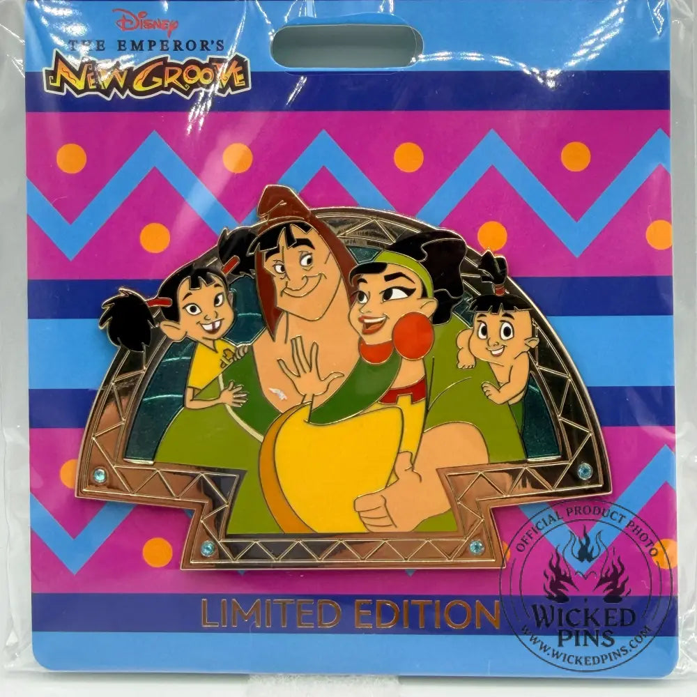 WDI Emperor’s New Groove Pacha Family Pin LE 300
