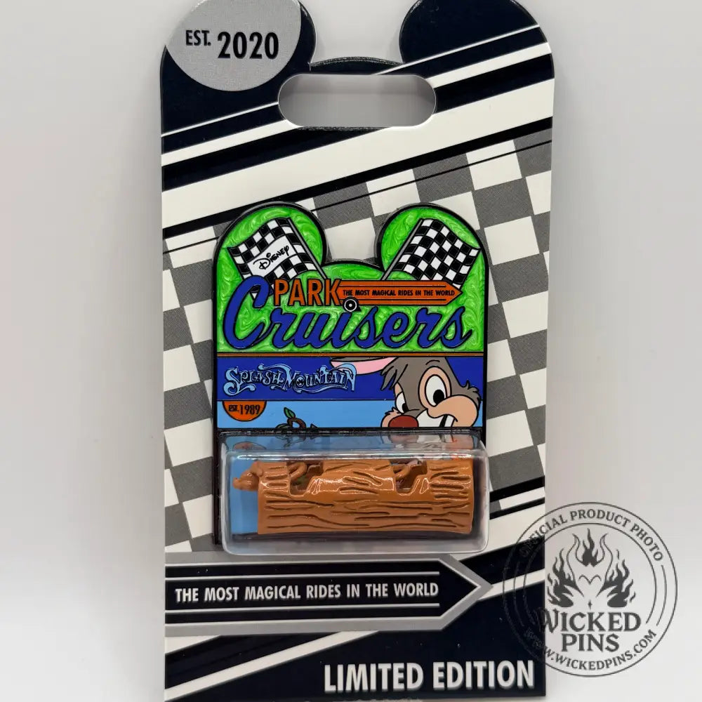 2020 Disney Splash Mountain Cruiser Pin New Limited Edition Ride Pin LE 2000
