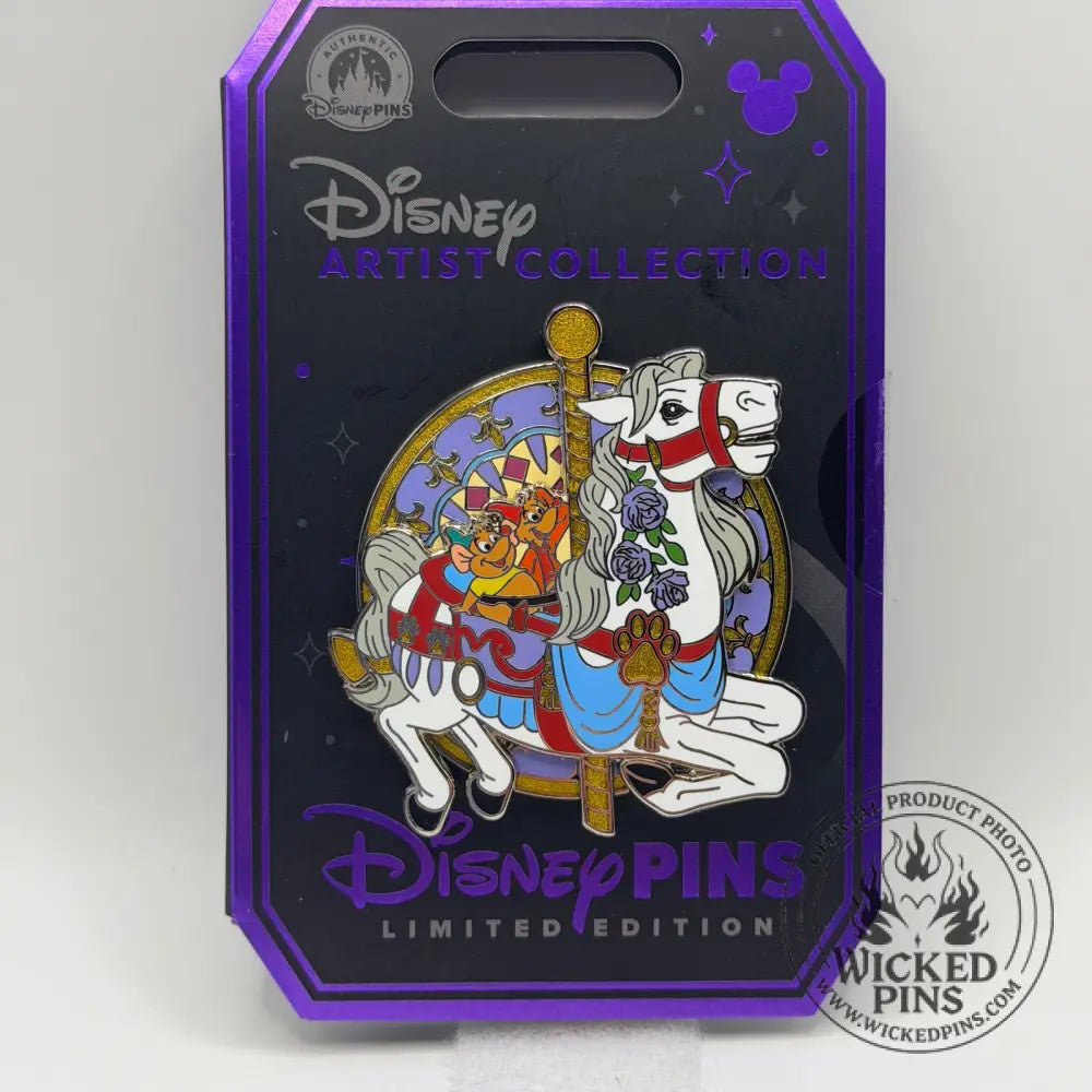 2026 Disney Parks Artist Series Jaq & Gus Regal Carousel LE4000
