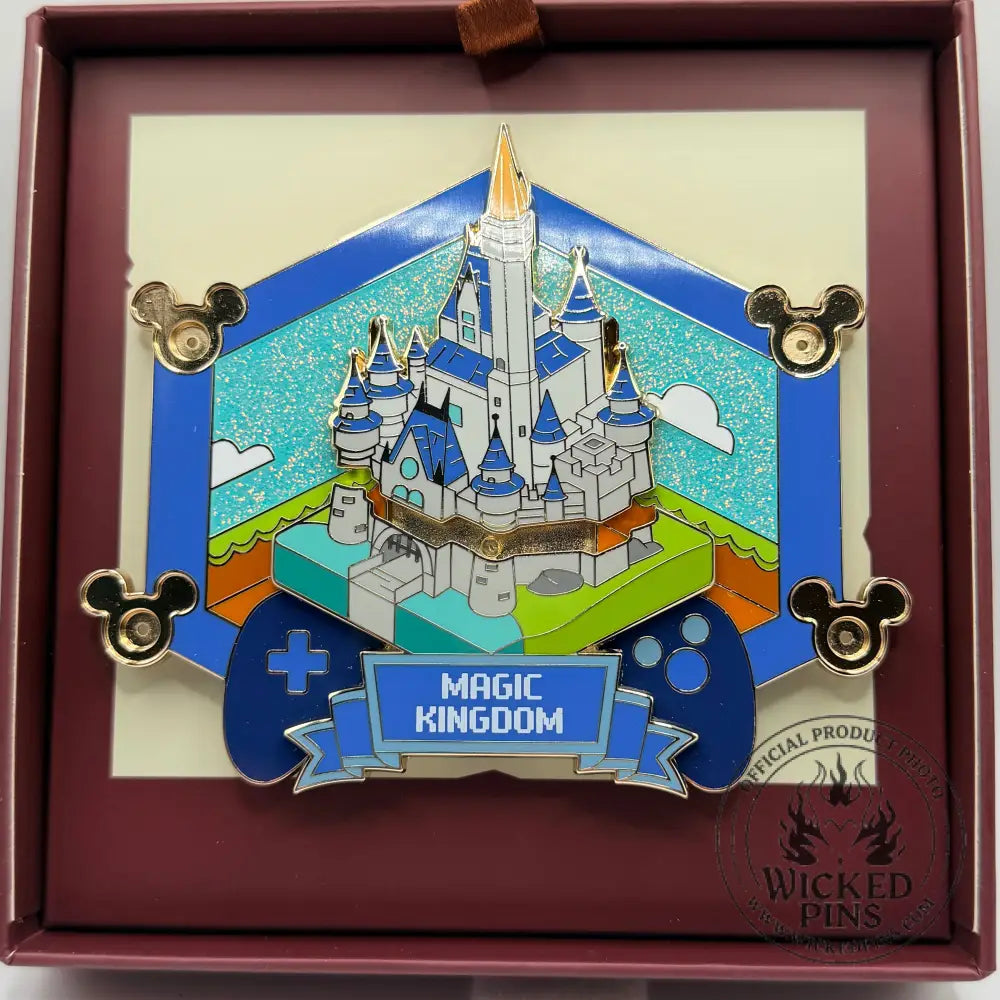 2026 Disney Parks Digitize Disney Magic Kingdom Jumbo Pin LE 3000