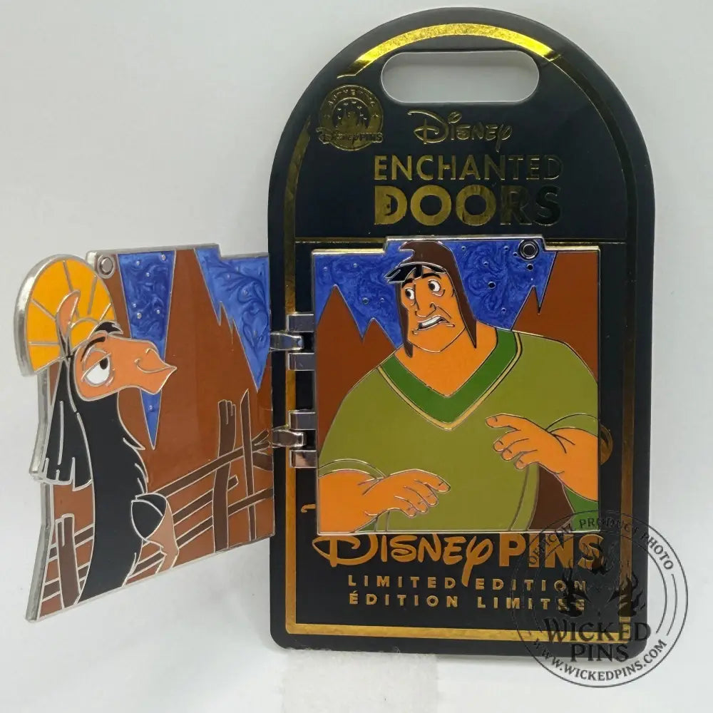 2026 Disney Parks ENCHANTED DOORS Emperors New Groove Kuzco Pacha Limited LE 2500