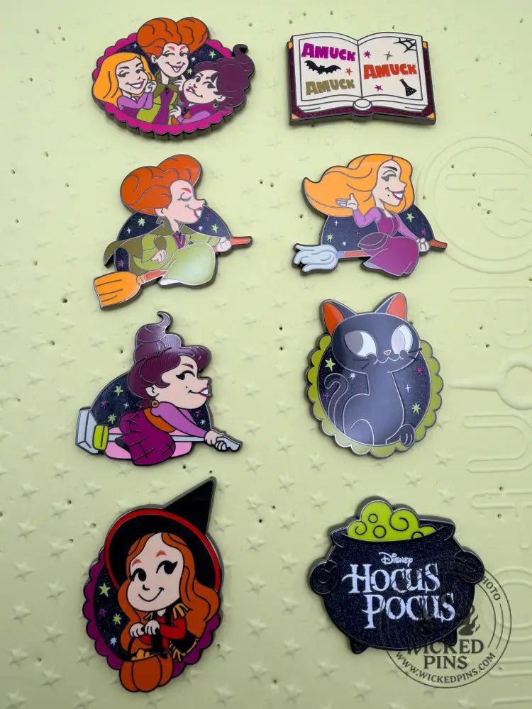 2026 Disney Parks Hocus Pocus LR Mystery Box Pin COMPLETE SET