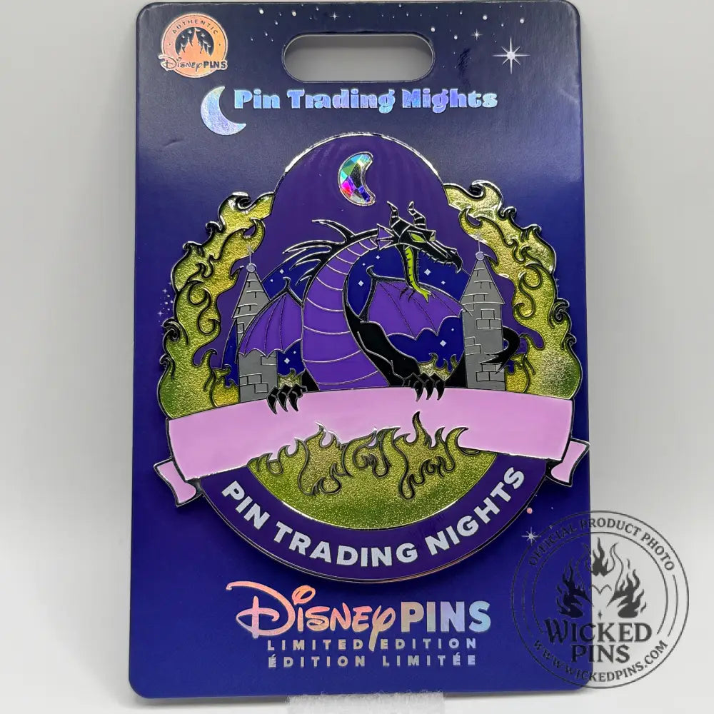 2026 Disney Parks Pin Trading Nights Maleficent Dragon Sleeping Beauty LE 500