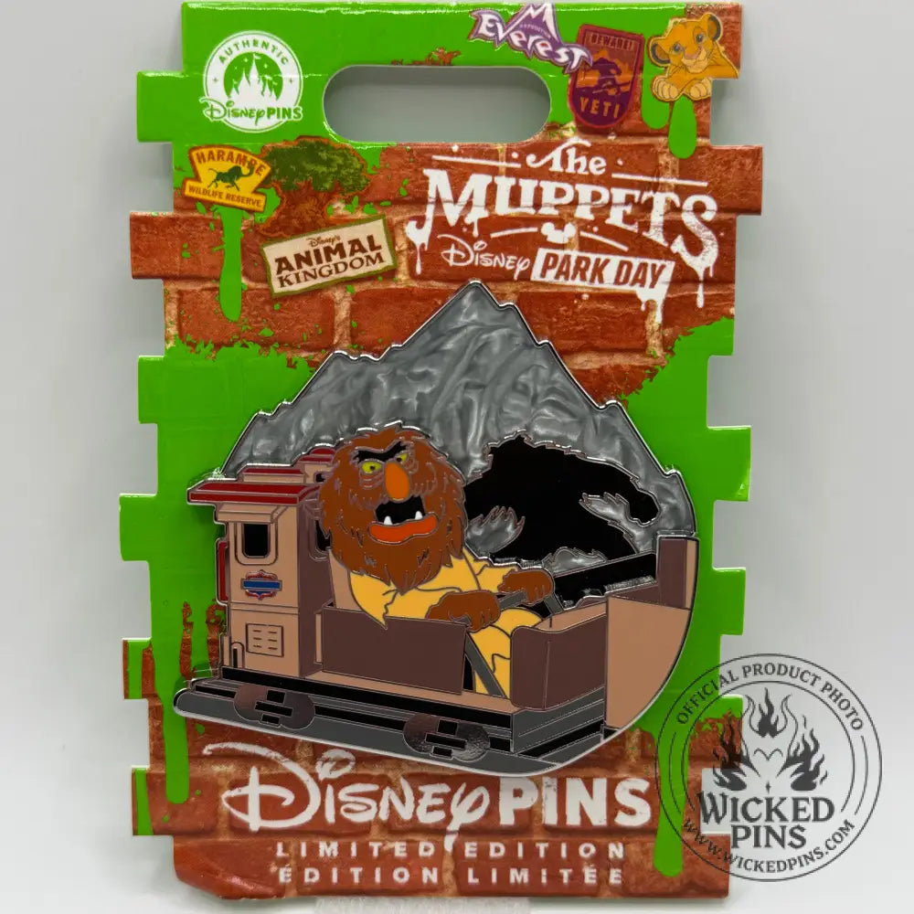 2026 Muppets Disney Park Day Animal Kingdom Sweetums Everest LE Pin