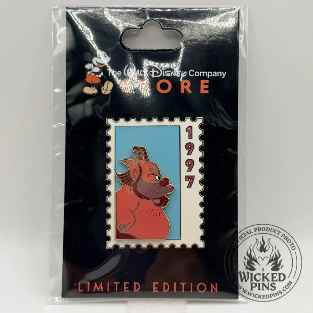 DEC TWDC Commemorative Animal Stamps Basil Phil From Hercules LE 300 Pin