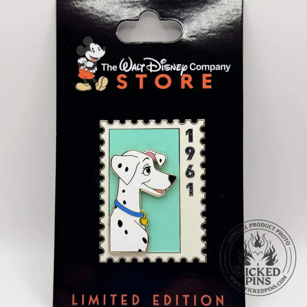 DEC TWDC Commemorative Animal Stamps Perdita 101 Dalmations LE 300