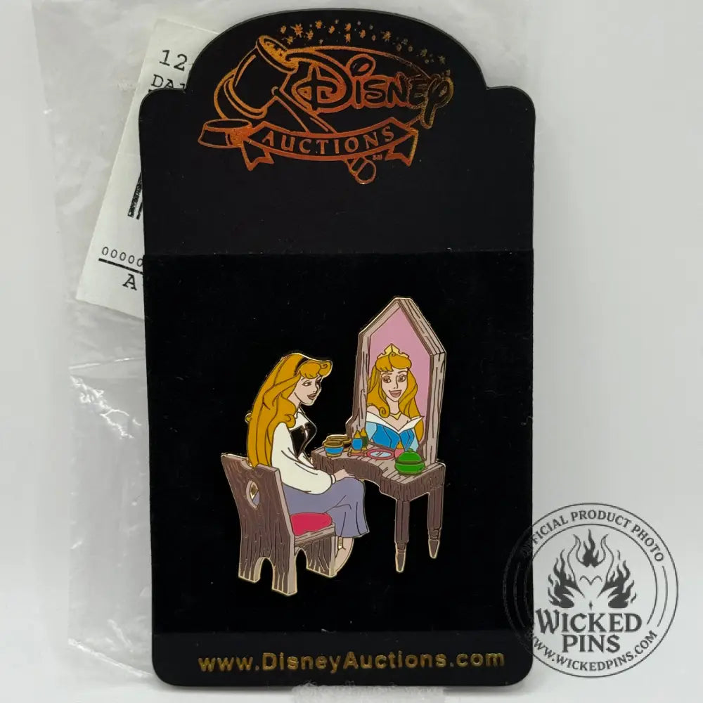 Disney Auctions 2003 Sleeping Beauty Briar Rose Aurora Vanity Blue