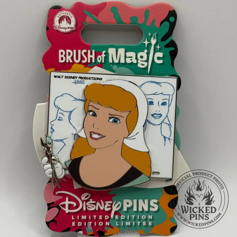 Disney Brush of Magic Cinderella Pin