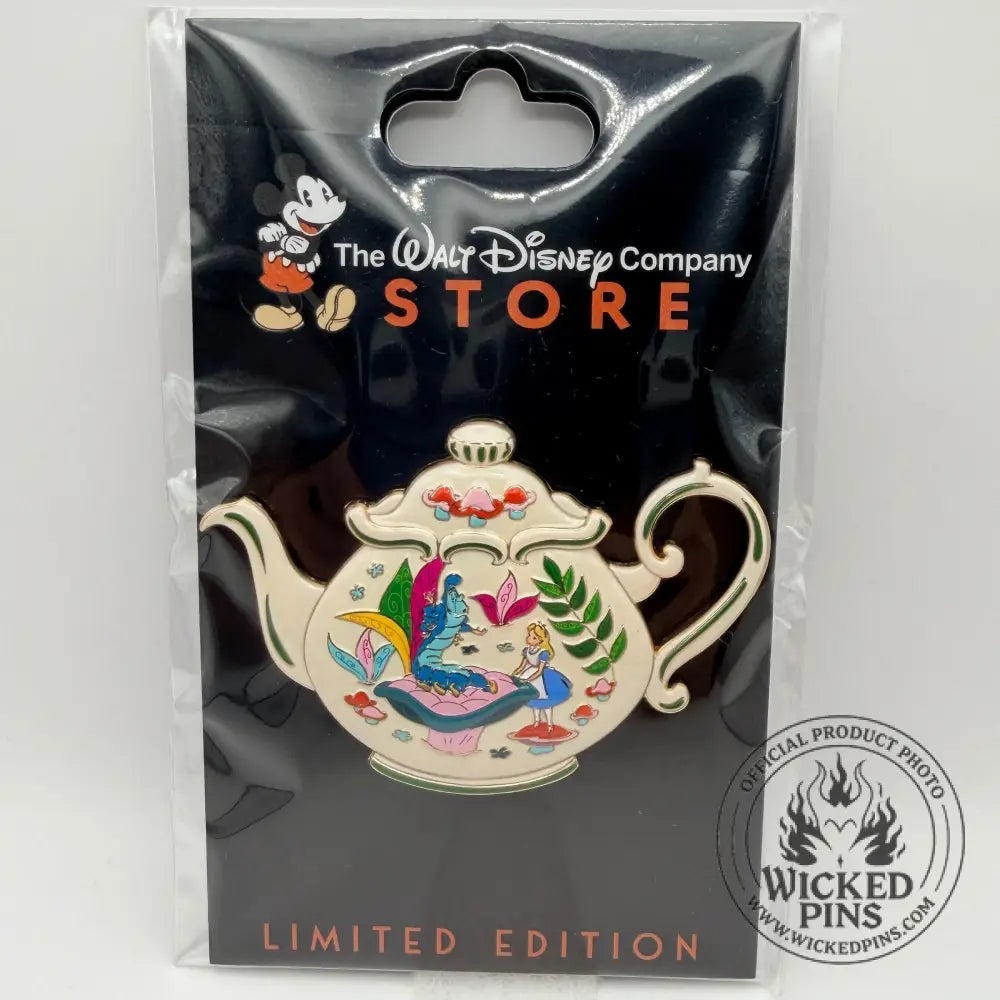 Disney DEC TWDC Alice in Wonderland 75th Anniversary Teapots Caterpillar LE 300