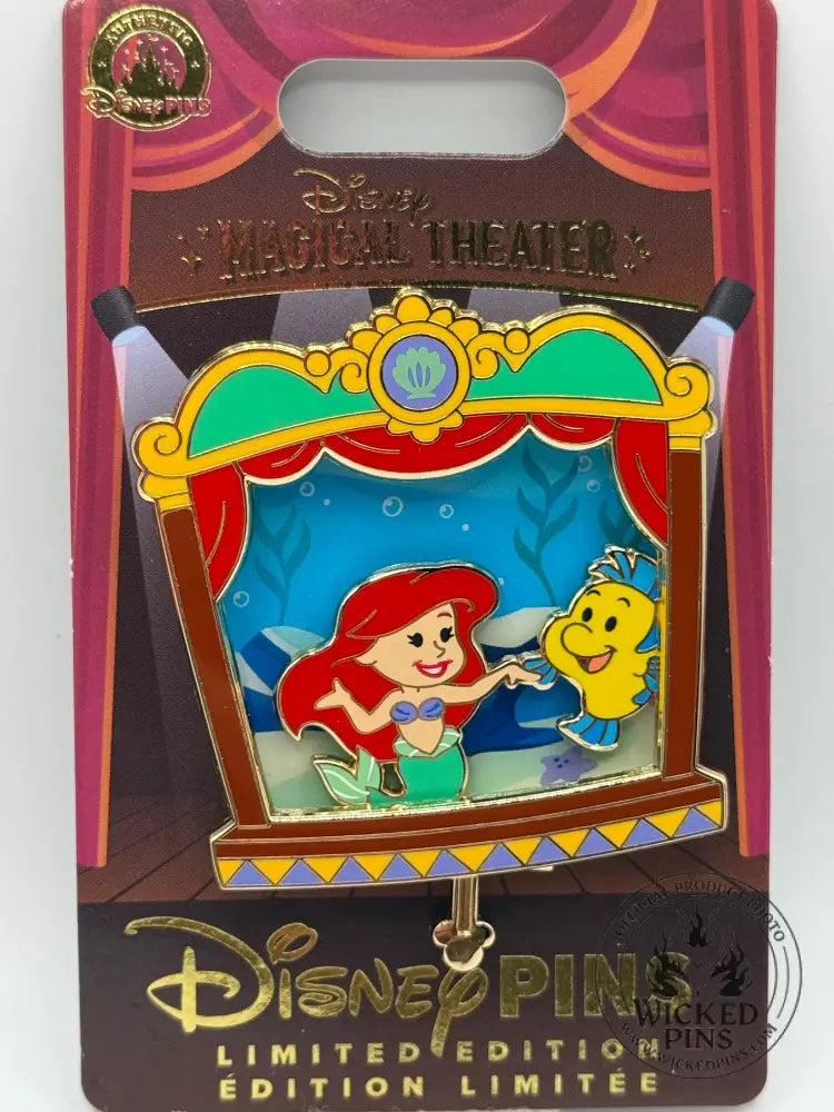 Disney Magical Theater Little Mermaid Ariel & Flounder LE 4500 Series 7 of 12