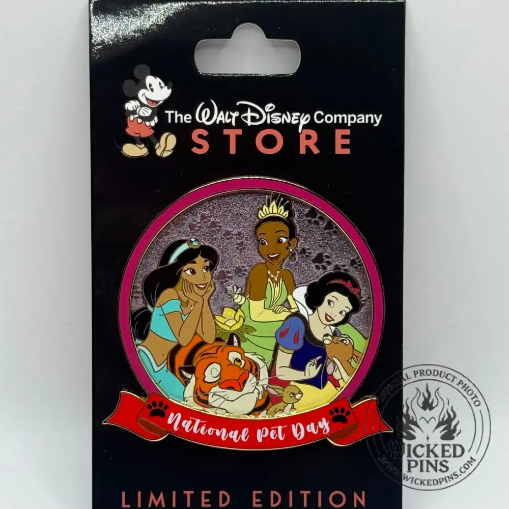 Disney National Pet Day Tiana Jasmine Snow White