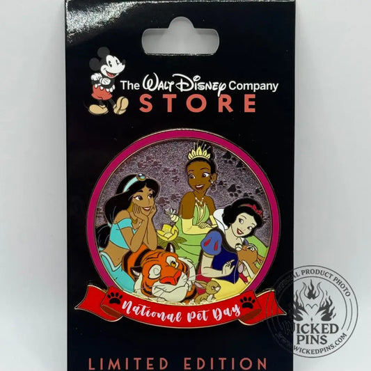 Disney National Pet Day Tiana Jasmine Snow White
