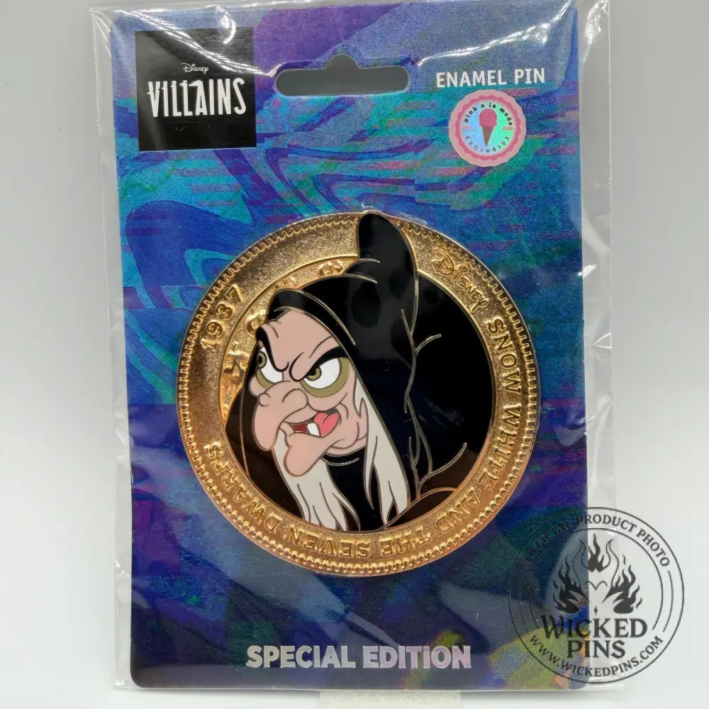 Disney PALM Old Hag - Coin LE 300 - Snow White & the Seven Dwarfs Pin