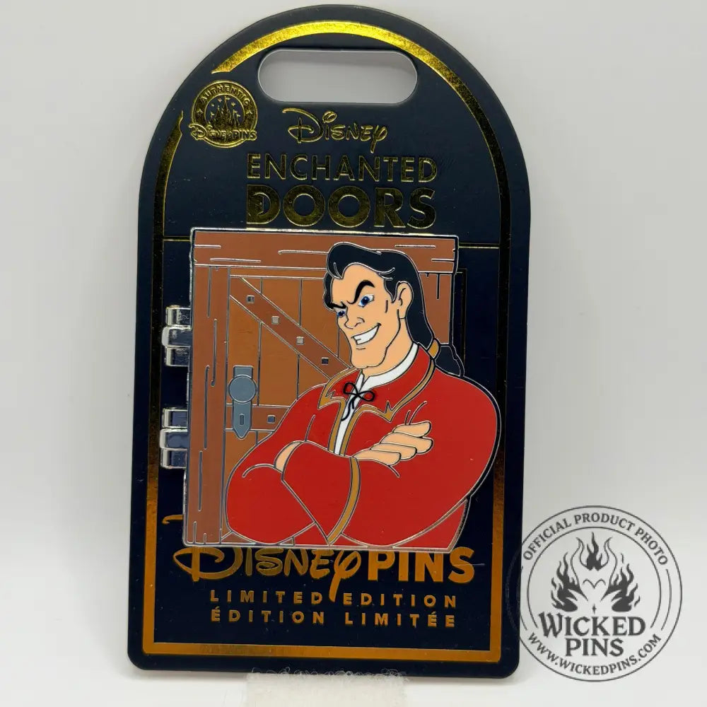 Disney Parks 2026 Enchanted Doors Beauty & The Beast Gaston Belle Pin LE 2500