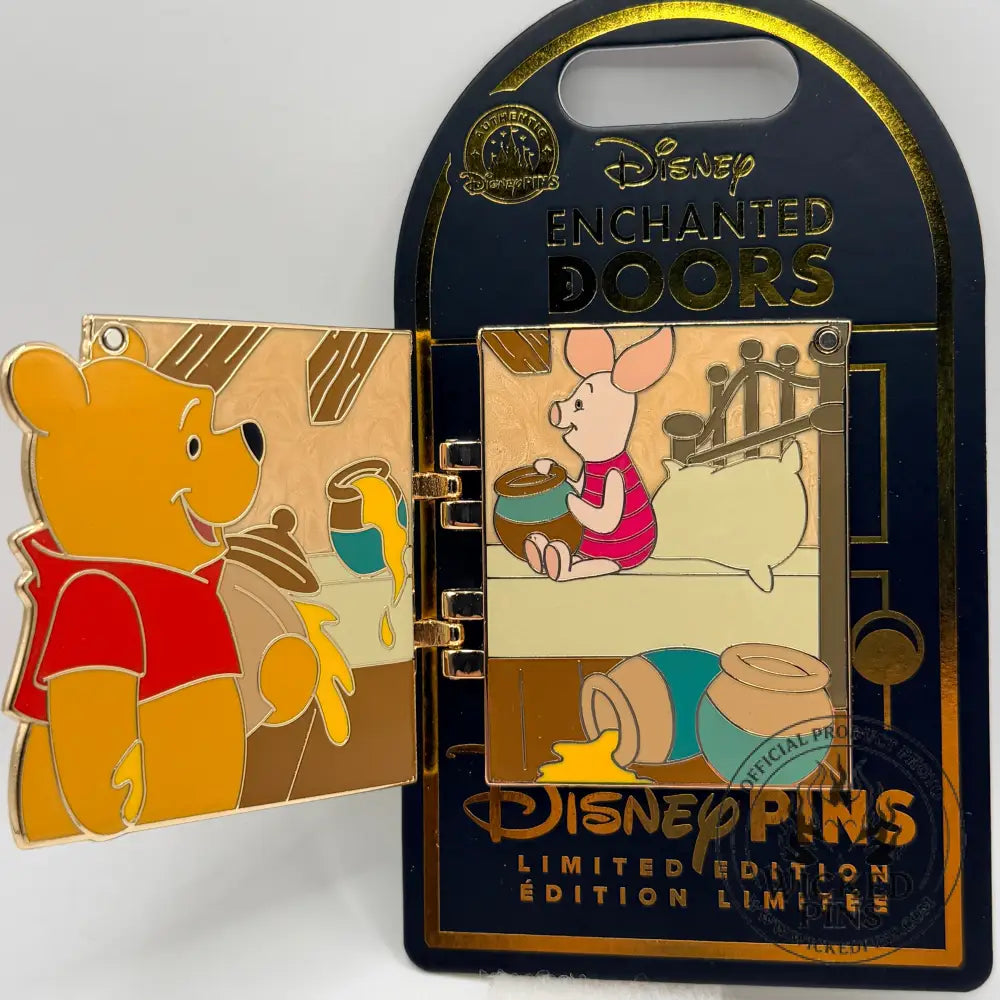 Disney Pin ENCHANTED DOORS WINNIE THE POOH & PIGLET PIN 2026 LE 3400