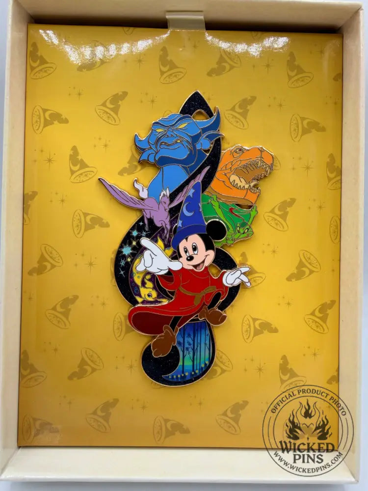 Disney WDI MOG Sorcerer Mickey Chernabog Fantasia Jumbo LE 300 Box Pin