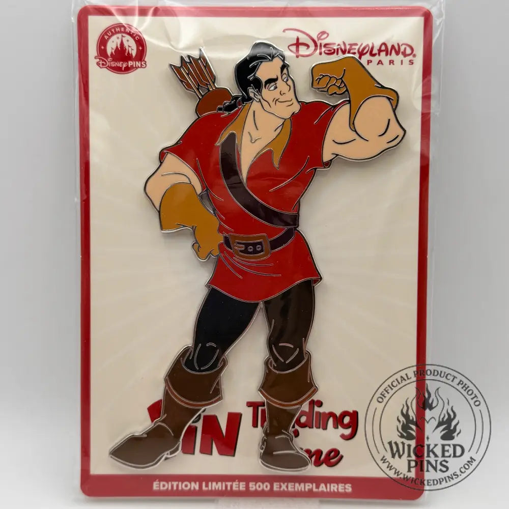 Disneyland Paris DLP Beauty and the Beast 4 Pin Trading Time Set LE 500