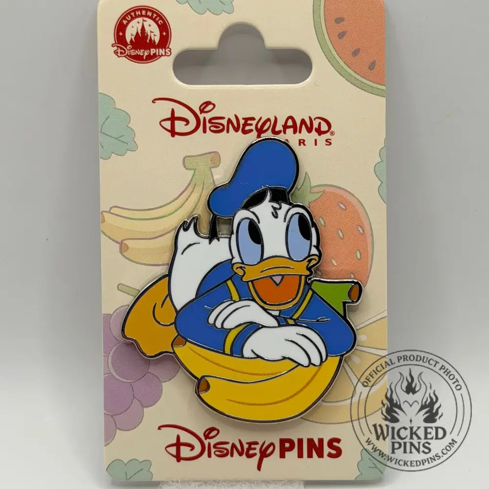 Disneyland Paris DLP Characters with Fruit Donald Duck Banana