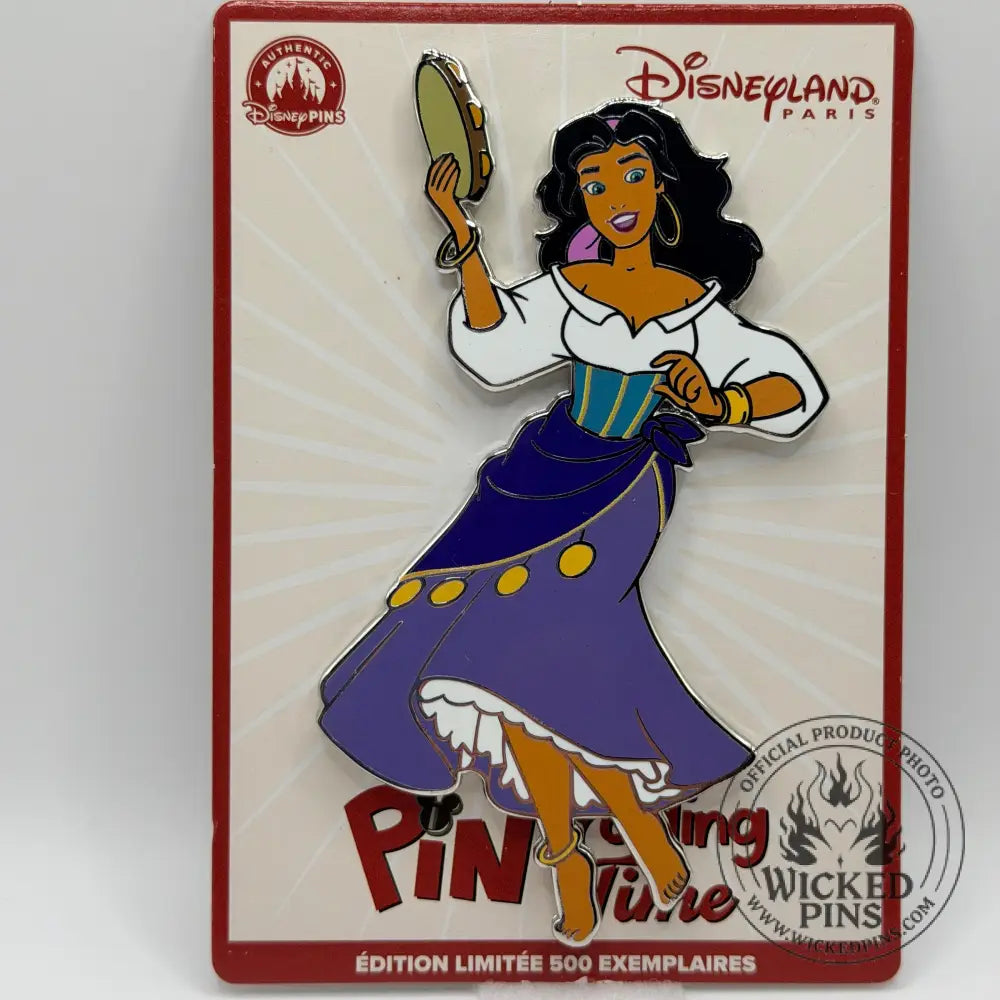 Disneyland Paris DLP Hunchback of Notre Dame 4 Pin Trading Time Set Limited 500 LE