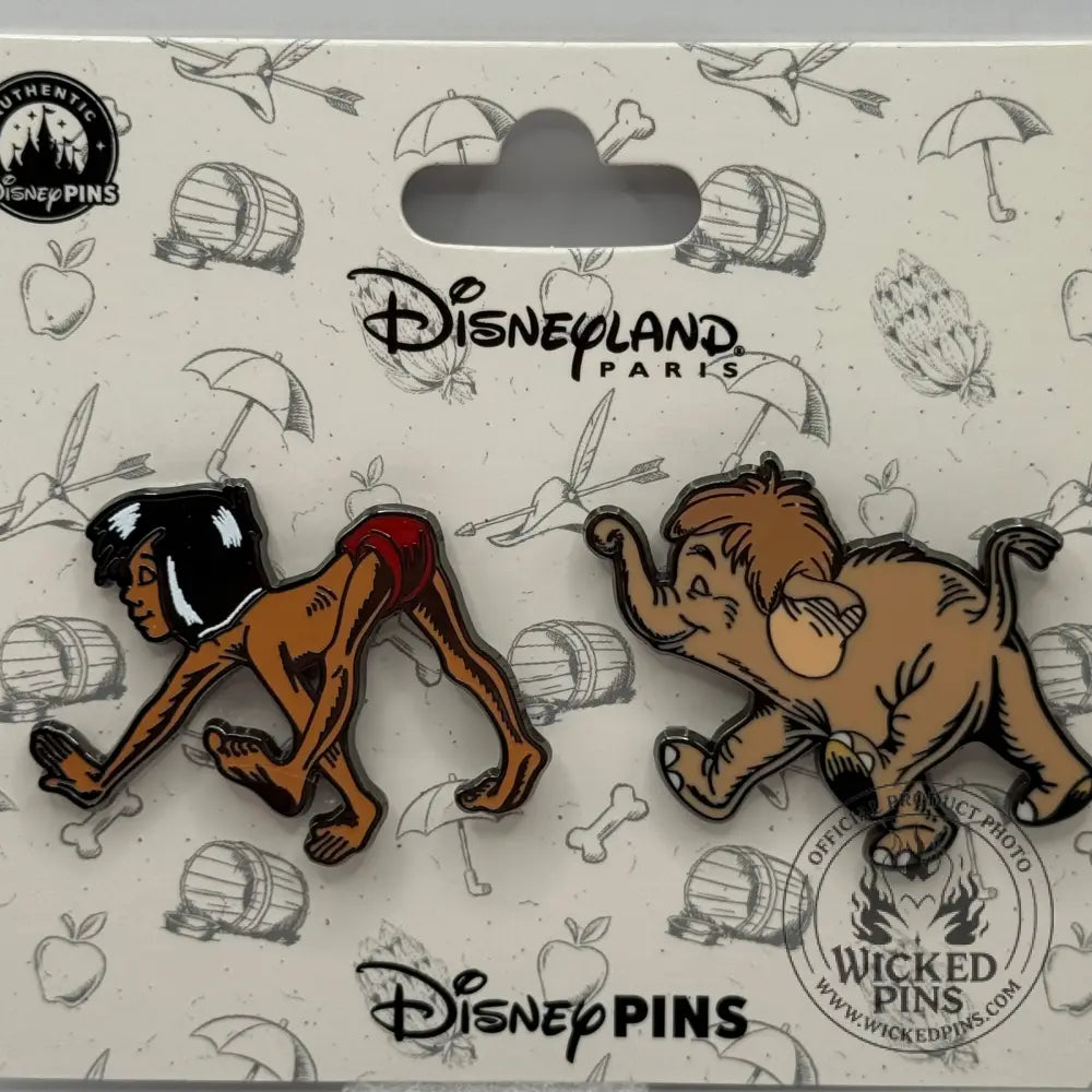 Disneyland Paris Mowgli and Hathi Jr