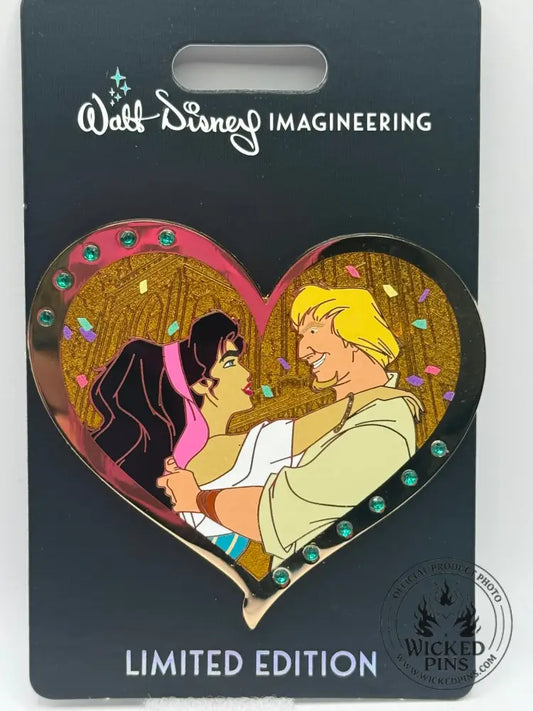 Esmeralda and Phoebus St. Valentine’s Day Gem Heart