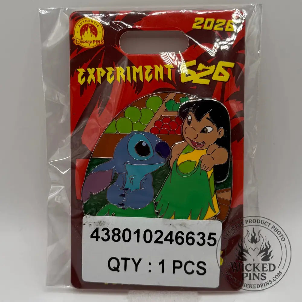 Lilo & Stitch Pin Experiment 626 Day 2026 Pin LE 3500