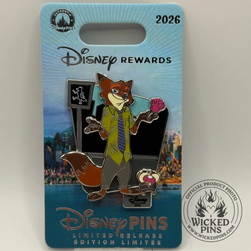 Nick Wilde Disney Visa Cardholder Pin Limited Release 2026