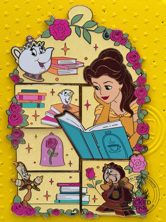 PALM-Beauty and the Beast Enchanted Cloche Puzzel pin completed set