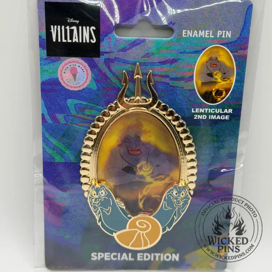 PALM Disney The Little Mermaid Ursula Vanessa Shapeshifter Lenticular Pin LE200