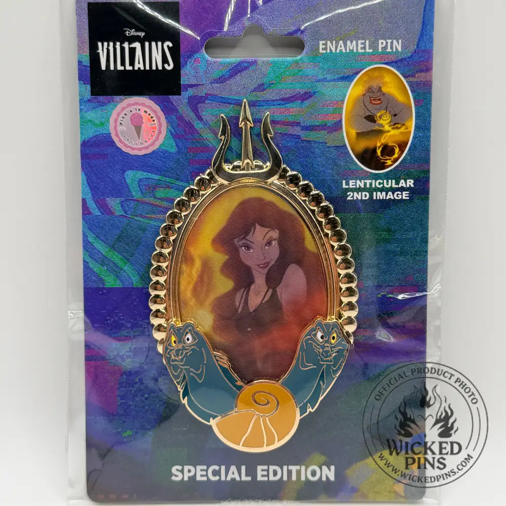 PALM Disney The Little Mermaid Ursula Vanessa Shapeshifter Lenticular Pin LE200