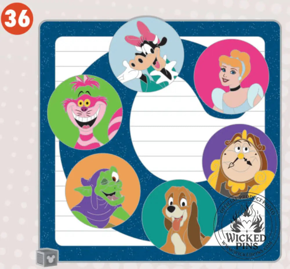 Pre-Sale Disney Pins A-2-Z Pin Event ABC Mini Jumbo Pins LE 600 - C