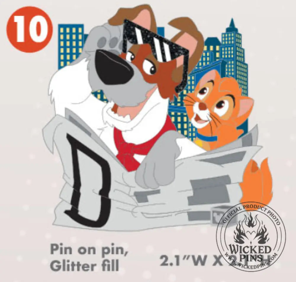 Pre-Sale Disney Pins A-2-Z Pin Event Alphabet Collection LE 650 Each Variation - D-Dodger and Oliver