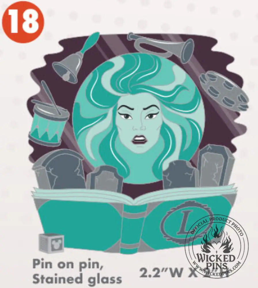 Pre-Sale Disney Pins A-2-Z Pin Event Alphabet Collection LE 650 Each Variation - L-Madame Leota