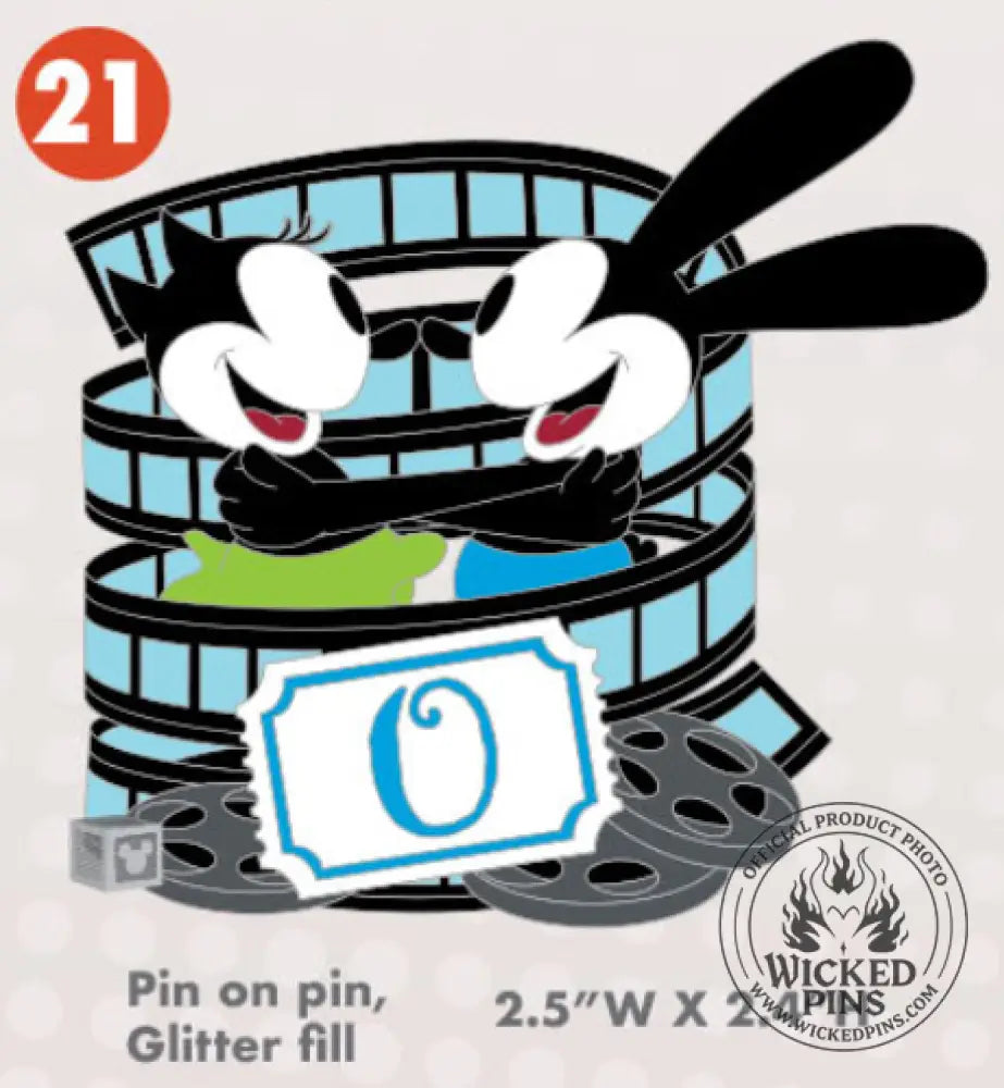 Pre-Sale Disney Pins A-2-Z Pin Event Alphabet Collection LE 650 Each Variation - O-Oswald the Lucky Rabbit and Ortensia