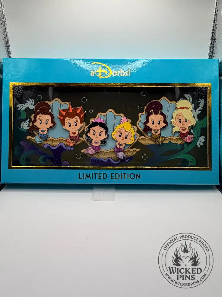 WDI Disney Little Mermaid 35th Anniversary Daughters Triton aDorbs LE300