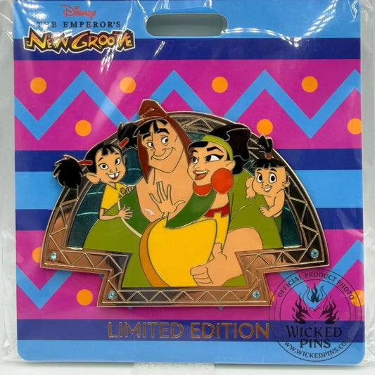 WDI Emperor’s New Groove Pacha Family Pin LE 300